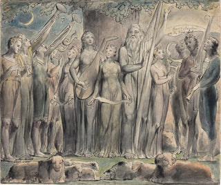 William Blake - Job and His Family Restored to Prosperity.webp