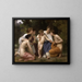 Ihailu - William Bouguereau — kehystetty taideteos seinällä