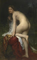 Kylpevän naisen - William Bouguereau — näkymä teoksesta