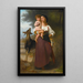 Kiusaus - William Bouguereau — kehystetty taideteos seinällä