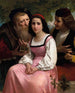 Välillä varallisuus ja rakkaus - William Bouguereau — näkymä teoksesta