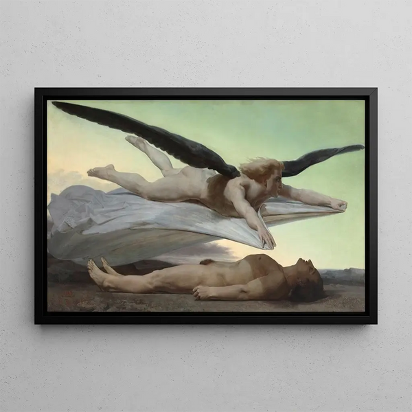 William Bouguereau - "Tasa-arvo kuoleman edessä" L — kehystetty taideteos seinällä