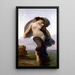 Illan mieliala - William Bouguereau — kehystetty taideteos seinällä