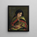 Frileuse-maalaus - William Bouguereau — kehystetty taideteos seinällä