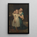 Sisällä - William Bouguereau — kehystetty taideteos seinällä