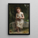Lukija - William Bouguereau — kehystetty taideteos seinällä