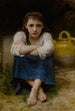 Vakava tyttö - William Bouguereau — näkymä teoksesta