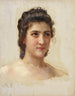 William Bouguereau - Gabrielle Drunzerin muotokuvan tutkimus — näkymä teoksesta