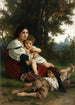 Lepo - William Bouguereau — näkymä teoksesta