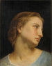 William Bouguereau -na naisen päästä - Maalaus — näkymä teoksesta