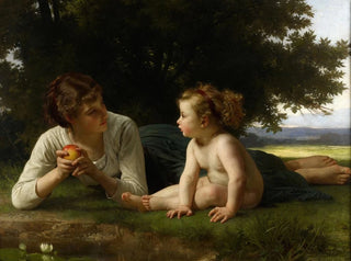 Tentation - William Bouguereau — näkymä teoksesta
