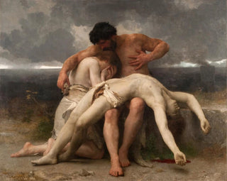 Le Premier Deuil - William Bouguereau — näkymä teoksesta