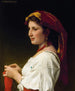 William Bouguereau - La Petite Tricoteuse — näkymä teoksesta