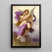 Psychen ryöstö - William Bouguereau — kehystetty taideteos seinällä