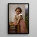 Yvonne - William Bouguereau — kehystetty taideteos seinällä