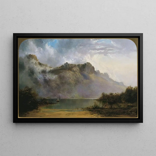 William Charles Piguenit - Mount Olympus Lake St Clair Tasmania the source of the Derwent.webp