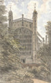 Saint-Georgesin kappeli Windsorissa, länsipuolella, 19. heinäkuuta 1832 klo 10 - William Crotch — näkymä teoksesta
