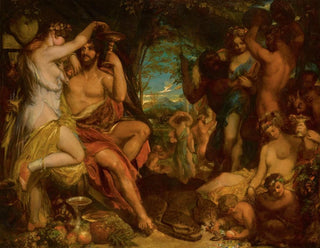 Un festin bacchique - William Etty — näkymä teoksesta
