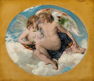 Cupidon et Psyché - William Etty — näkymä teoksesta