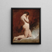 Nu-kuntoinen maalaus - William Etty — kehystetty taideteos seinällä