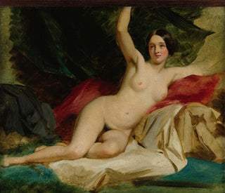 Nu naisellinen makoileva - William Etty — näkymä teoksesta