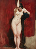 Nu akateeminen seisova maalaus - William Etty — näkymä teoksesta