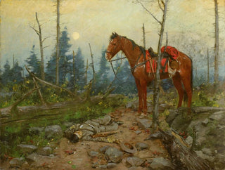 Fideli maalaus kuolemaan asti Taps - William Gilbert Gaul — näkymä teoksesta