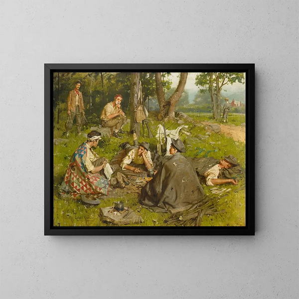Kohti loppua - William Gilbert Gaul — kehystetty taideteos seinällä