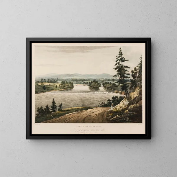 Vue près de Sandy Hill - William Guy Wall — kehystetty taideteos seinällä