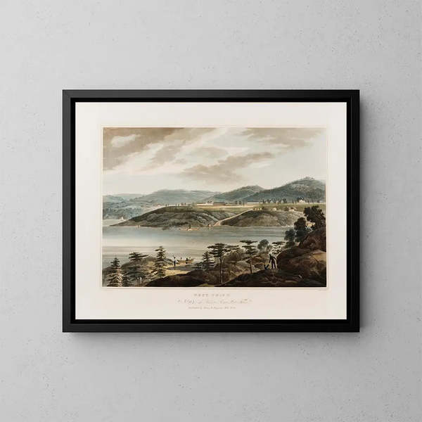 Point du jour - William Guy Wall — kehystetty taideteos seinällä