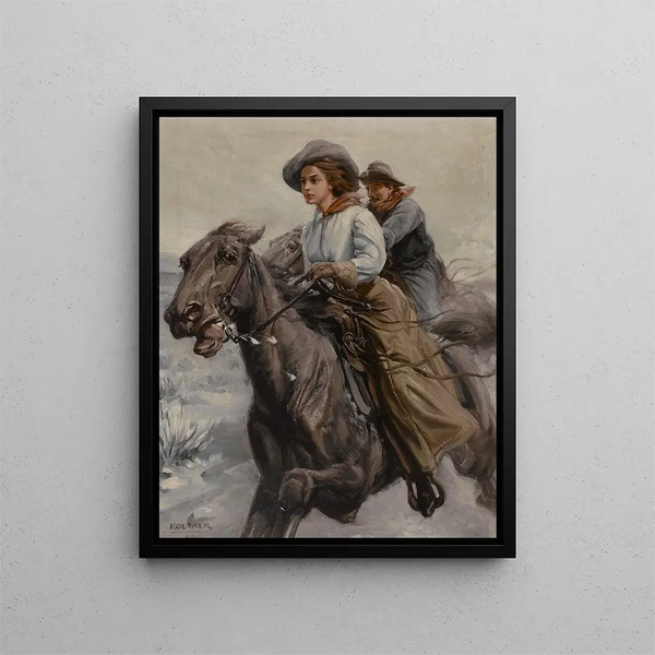 William Henry Dethlef Koerner - Riding the Range.webp