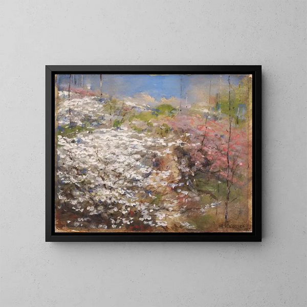 Champ de fleurs - William Henry Holmes — kehystetty taideteos seinällä