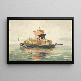 William Henry Holmes - Venetian Freight Boats.webp