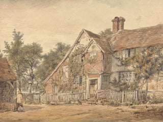 Une ferme - William Henry Hunt — näkymä teoksesta