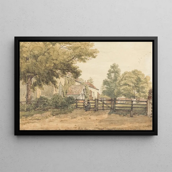 William Henry Hunt - Aldenham Church.webp
