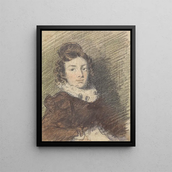 William Henry Hunt - Portrait Study of a Girl.webp