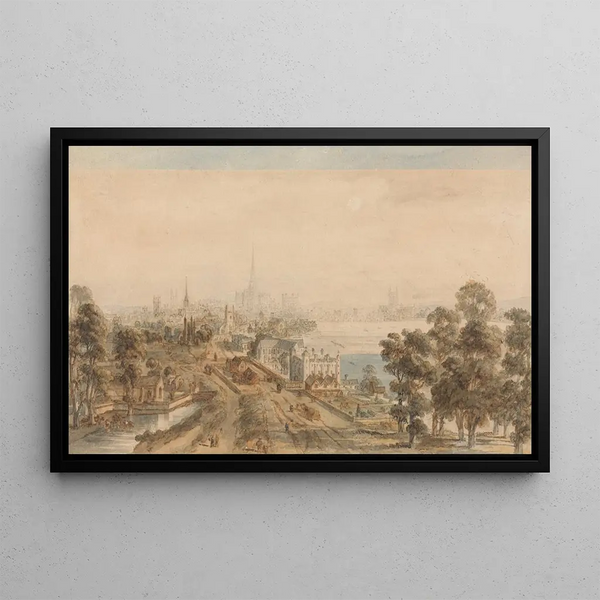 William Henry Pyne - Old London View from St James Park Looking East.webp