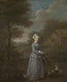 William Hogarthin Miss Wood, noin 1730 — teoskuva