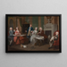 Muotokuva perheestä - William Hogarth — kehystetty taideteos seinällä