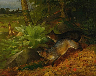 William Holbrook Beard - Foxes And Rabbits.webp