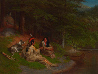 Idylle indienne - William Holbrook Beard — näkymä teoksesta