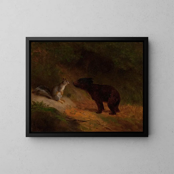 Epätoivon ystävät - William Holbrook Beard — kehystetty taideteos seinällä