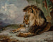 Lion endormi - William Huggins — näkymä teoksesta