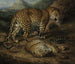 Kaksi leopardia - William Huggins — näkymä teoksesta