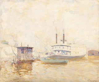 Bateau sur la rivière Ohio - William J. Forsyth — näkymä teoksesta