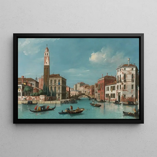 William James - View Of The Entrance To The Cannareggio Canal With The Church Of San Geremia And The Palazzo Labia Venice.webp