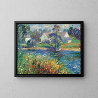Étang Conway - William James Glackens — kehystetty taideteos seinällä