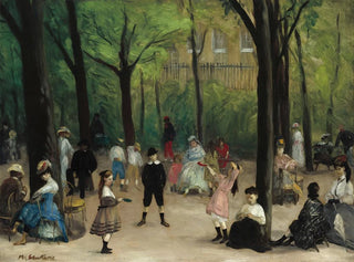 Jardins du Luxembourg - William James Glackens — näkymä teoksesta