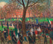 Parade à Washington Square - William James Glackens — näkymä teoksesta
