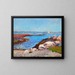 Portsmouth Harbor, New Hampshire - William James Glackens — kehystetty taideteos seinällä